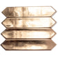 Gold 2x10 Glossy Picket Ceramic Tile (44 pack, 5.38 sq ft/case) - Sample