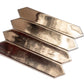 Gold 2x10 Glossy Picket Ceramic Tile (44 pack, 5.38 sq ft/case) - Sample