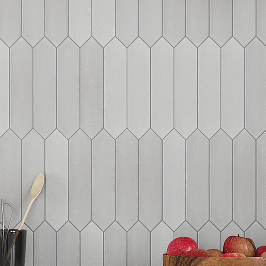Gray 2x10 Matte Picket Ceramic Tile (44 pack, 5.38 sq ft/case)
