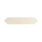 44 pack Piquet 2 in. x 10 in. Matte Beige Ceramic Picket Wall and Floor Tile (5.38 sq ft/case) - Sample