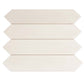 44 pack Piquet 2 in. x 10 in. Matte Beige Ceramic Picket Wall and Floor Tile (5.38 sq ft/case) - Sample