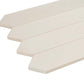 44 pack Piquet 2 in. x 10 in. Matte Beige Ceramic Picket Wall and Floor Tile (5.38 sq ft/case) - Sample