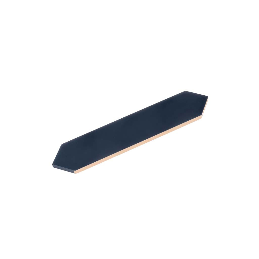 Blue 2x10 Matte Picket Ceramic Tile (44 pack, 5.38 sq ft/case) - Sample