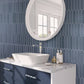 Blue 2x10 Matte Picket Ceramic Tile (44 pack, 5.38 sq ft/case) - Sample