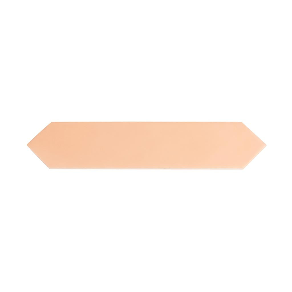 Blush Pink 2x10 Matte Picket Ceramic Tile (44 pack, 5.38 sq ft/case) - Sample