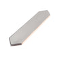 Metallic Silver 2x10 Glossy Picket Ceramic Tile (44 pack, 5.38 sq ft/case) - Sample