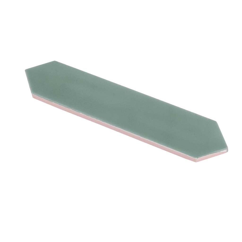 Pine Green 2x10 Matte Picket Ceramic Tile (44 pack, 5.38 sq ft/case) - Sample