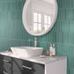 Pine Green 2x10 Matte Picket Ceramic Tile (44 pack, 5.38 sq ft/case) - Sample