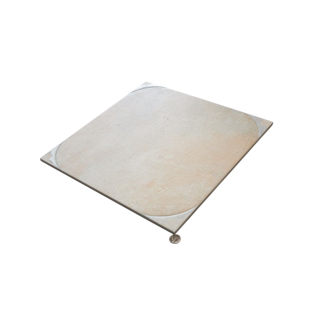 Citadel 17.42 in. x 17.42 in. Matte Beige Porcelain Large Format Wall and Floor Tile (18 Cases, 265.50 sq ft/Pallet)