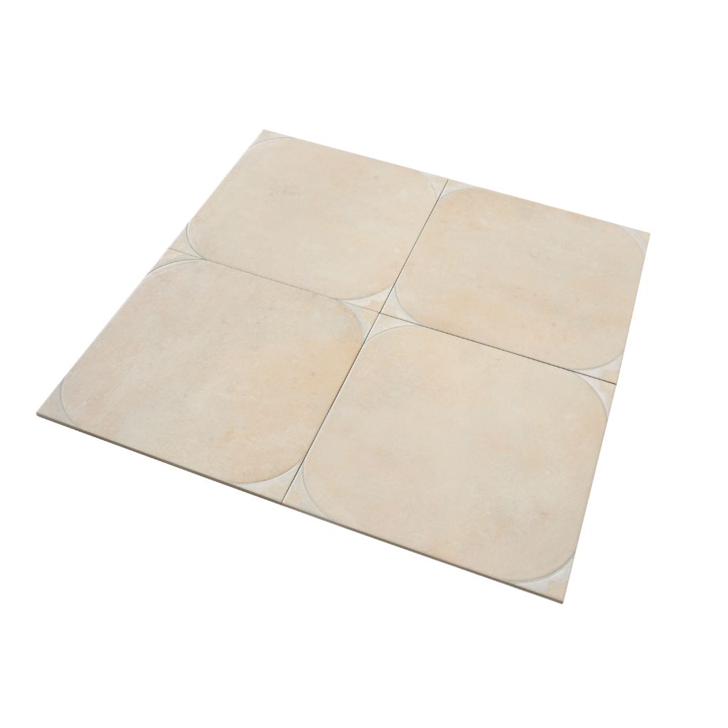 Citadel 17.42 in. x 17.42 in. Matte Beige Porcelain Large Format Wall and Floor Tile (14.75 sq ft/case) - 7 Pack - Sample