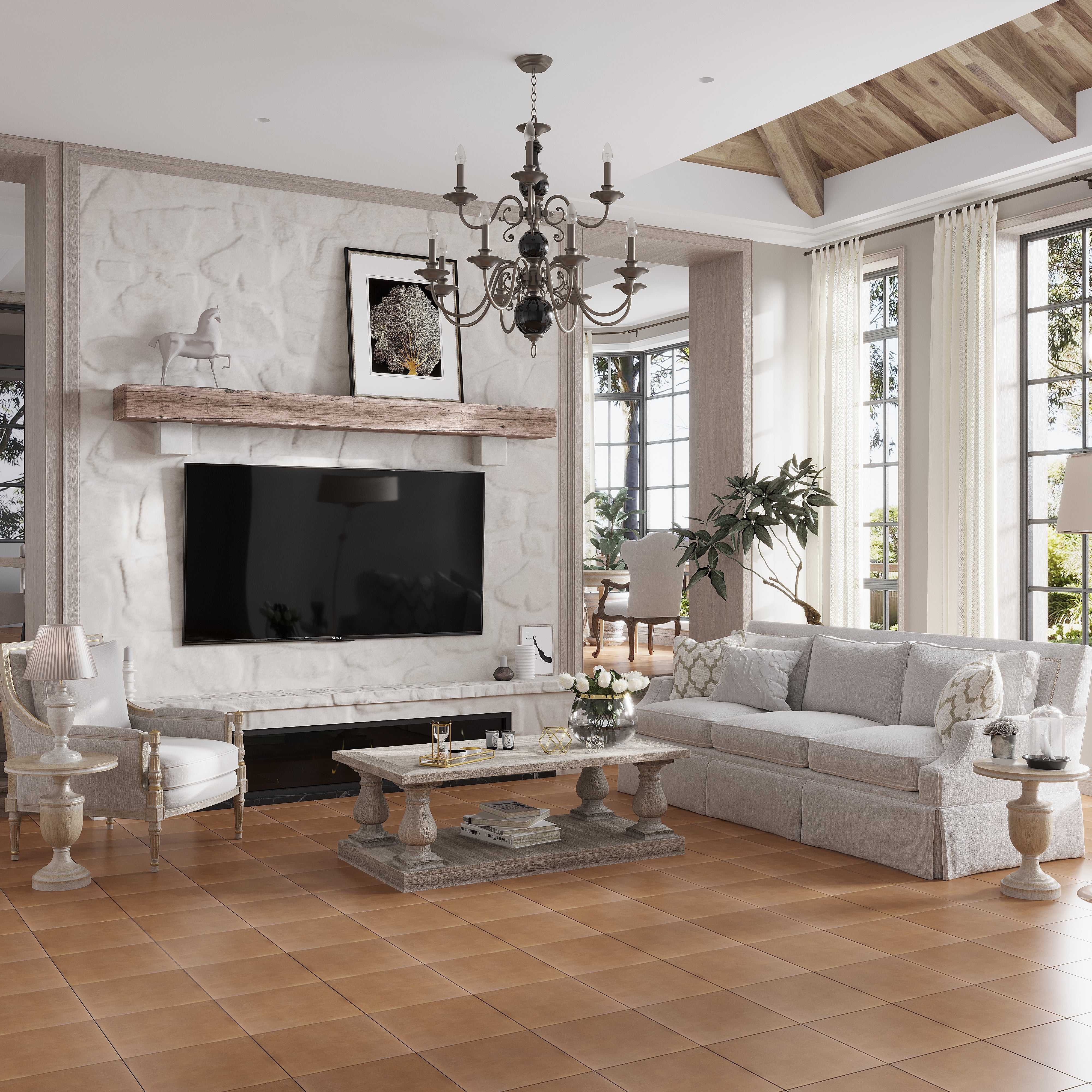 Rustic Terracotta 13x13 Matte Plain Porcelain Tile (8 pack, 10.76