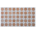 Sample - Nude Beige White 12x22 Matte Glossy Rectangle with Star Details Porcelain Large Format Tile (7 pack, 13.03 sq ft/case)