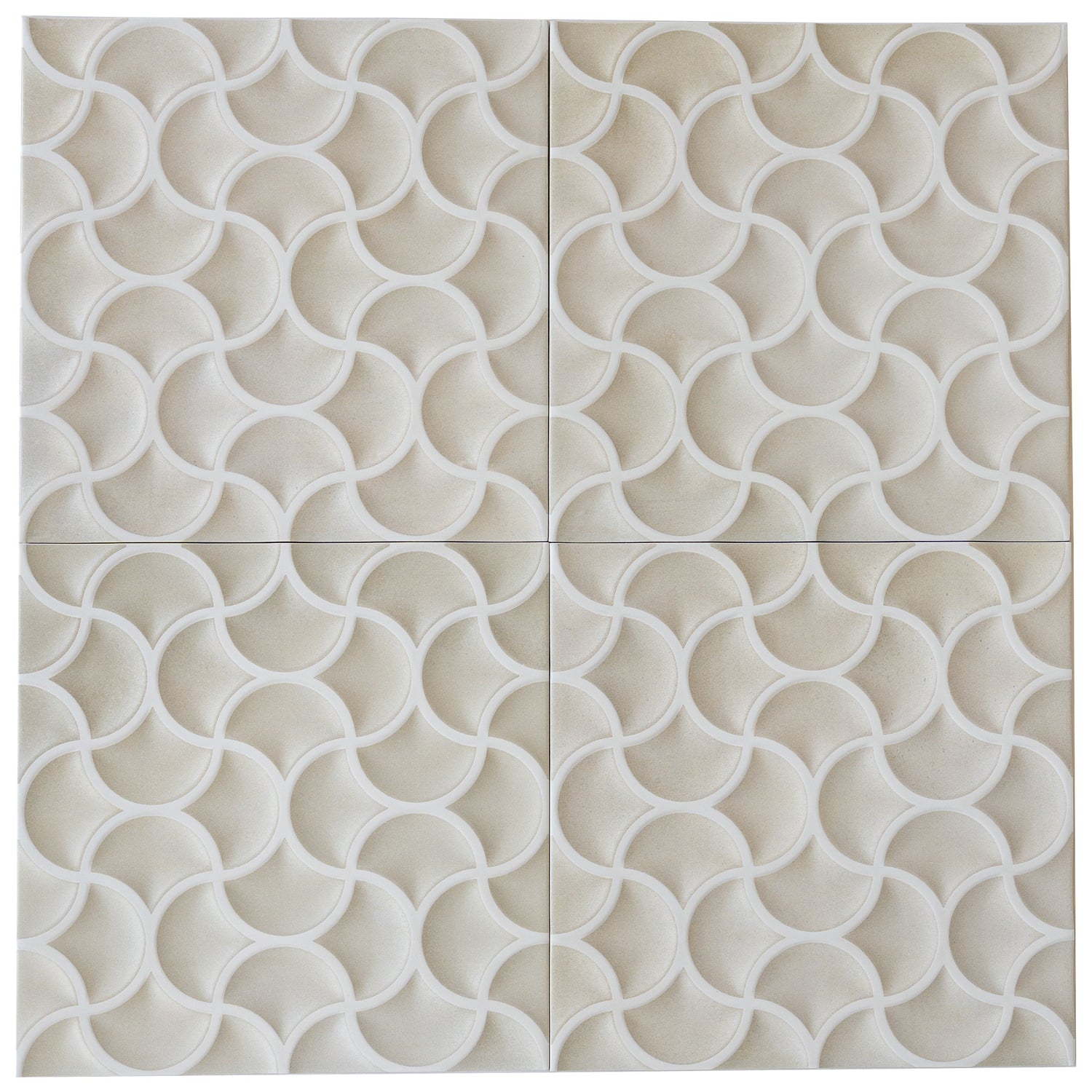 Citadel 13x13 Soft Beige Terracotta Porcelain Lattice Wall Tile (9 Pack, 9.57 sq ft/case) - Sample