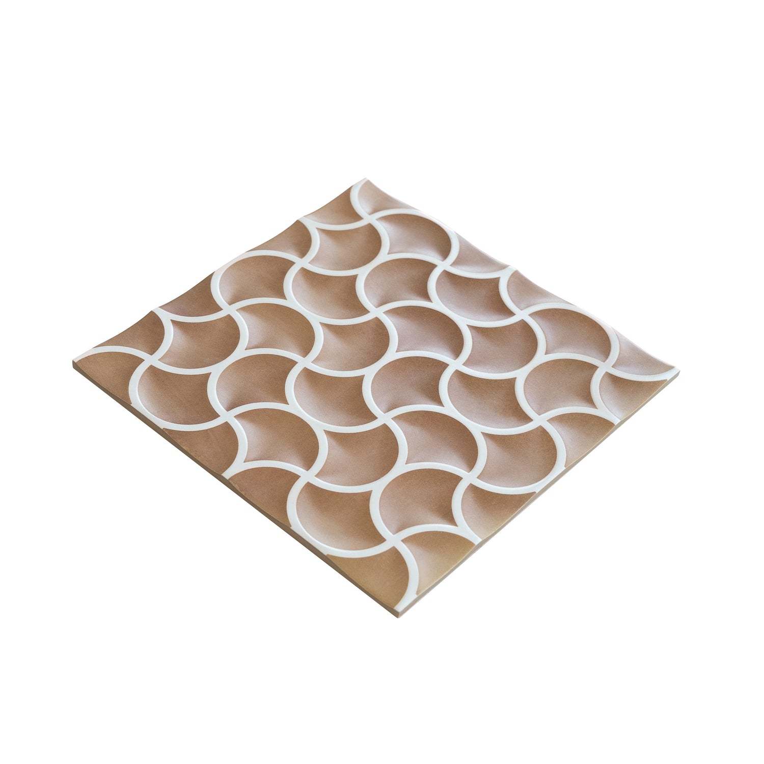Citadel 13x13 Rustic Terracotta Porcelain Lattice Wall Tile (9 Pack, 9.57 sq ft/case) - Sample