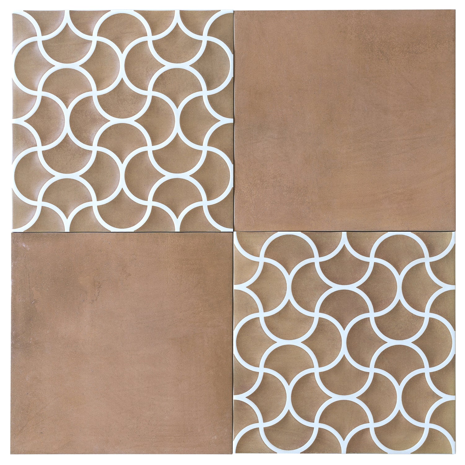 Citadel 13x13 Rustic Terracotta Porcelain Lattice Wall Tile (9 Pack, 9.57 sq ft/case) - Sample