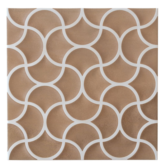 Citadel 13x13 Rustic Terracotta Porcelain Lattice Wall Tile (9 Pack, 9.57 sq ft/case)