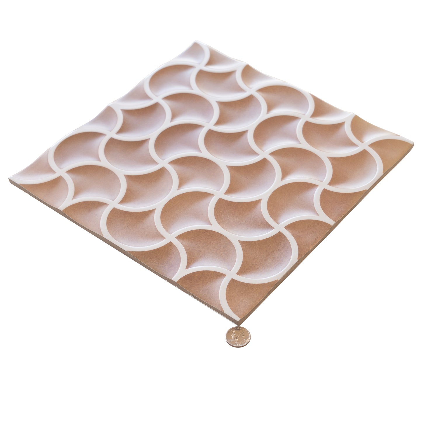 Citadel 13x13 Rustic Terracotta Porcelain Lattice Wall Tile (9 Pack, 9.57 sq ft/case)