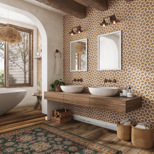 Rustic Terracotta 13x13 Matte Lattice Porcelain Tile (9 pack, 9.57 sq ft/case)