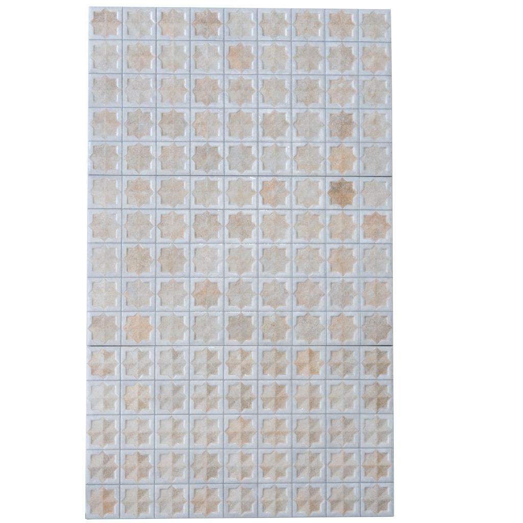 Citadel 12.2 in. x 22 in. Matte and Glossy White Porcelain Large Format Wall Tile (13.03 sq ft/case) - 7 Pack