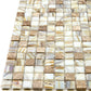 Beige 12x12 Glossy Uniform Square Glass Mosaic Tile (20 pack, 18.69 sq ft/case) - Sample