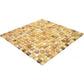 20-pack Mingles 11.6 in. x 11.6 in. Glossy Beige and Pearl Glass Mosaic Wall and Floor Tile (18.69 sq ft/case)