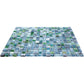 Stone Blue Gray 12x12 Glossy Uniform Square Glass Mosaic Tile (20 pack, 18.69 sq ft/case) - Sample