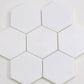 Nubes 10.2 in. x 10.6 in. Honed Pearl White Marble Mosaic Hexagon Wall and Floor Tile (3.75 sq ft/case) - 5 Pack