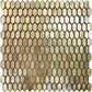 Shimmer Gold Glossy Glass Tile