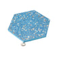Glossy yosemite blue terrazzo hexagon tile with copper and shell flecks 9x8 inches