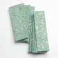 Sample - Mint Green with Copper flecks 3x12 Glossy Shell, Terrazzo Elongated Subway Tile (5 sq ft/case, 20-Pack)