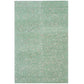 Mint green terrazzo elongated subway tiles with copper flecks in glossy 3x12 shell design