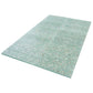 glossy mint green terrazzo elongated subway tiles with copper flecks in 3x12 size