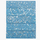 Sample - Yosemite Blue with Copper flecks 3x12 Glossy Shell, Terrazzo Elongated Subway Tile (5 sq ft/case, 20-Pack)