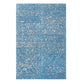 Glossy Yosemite blue terrazzo elongated subway tile with copper flecks and shell pieces, 3x12 size