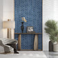 Yosemite Blue with Copper flecks 3x12 Glossy Shell, Terrazzo Elongated Subway Tile (5 sq ft/case, 20-Pack)