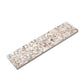 Sample - Ivory White with Copper flecks 3x12 Glossy Shell, Terrazzo Elongated Subway Tile (5 sq ft/case, 20-Pack)