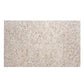 Ivory white terrazzo elongated subway tile with copper flecks in glossy 3x12 shell finish