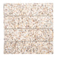 Sample - Ivory White with Copper flecks 3x12 Glossy Shell, Terrazzo Elongated Subway Tile (5 sq ft/case, 20-Pack)