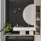 Black Marquina 11x12 Polished Herringbone Porcelain Mosaic Tile (5 pack, 4.76 sq ft/case)