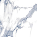 Sample - White with Blue-Gray 24x24 Polished Square Porcelain Large Format Tile (4 pack, 15.5 sq ft/case)