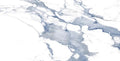 Sample - White with Blue-Gray 24x48 Polished Porcelain Large Format Tile (2 pack, 15.5 sq ft/case)