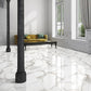 White with Gray-Gold 24x24 Polished Square Porcelain Large Format Tile (4 pack, 15.5 sq ft/case) - Sample