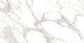 Sample - White with Gray-Gold 24x48 Polished Porcelain Large Format Tile (2 pack, 15.5 sq ft/case)