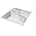 Sample - Soft White with Light Gray 32x32 Matte Square Porcelain Large Format Tile (2 pack, 13.78 sq ft/case)