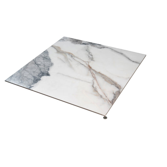 Sample-Soft White with Light Gray 32x32 Matte Square Porcelain Large Format Tile (2 pack, 13.78 sq ft/case)