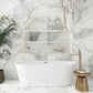 Soft White with Light Gray 32x32 Matte Square Porcelain Large Format Tile (2 pack, 13.78 sq ft/case)