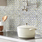 Snow White 11x11 Glossy Square Glass Mosaic Tile (10 pack, 8.1 sq ft/case) - Sample