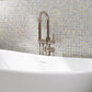 Snow White 11x11 Glossy Square Glass Mosaic Tile (10 pack, 8.1 sq ft/case) - Sample