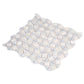 Snow White 11x11 Glossy Square Glass Mosaic Tile (10 pack, 8.1 sq ft/case) - Sample