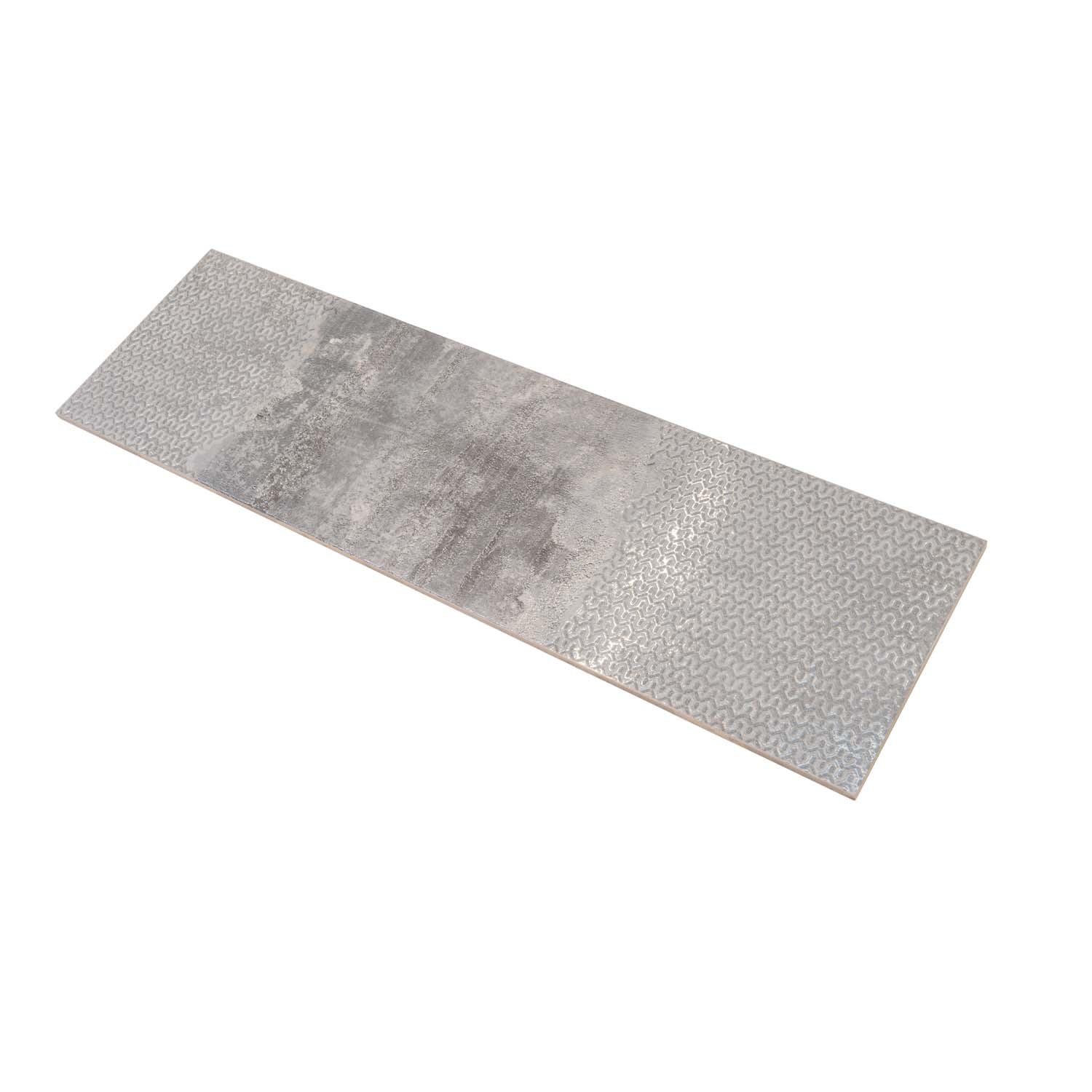 Gray 12x40 Matte Field Ceramic Tile (2 pack, 6.24 sq ft/case) - Sample